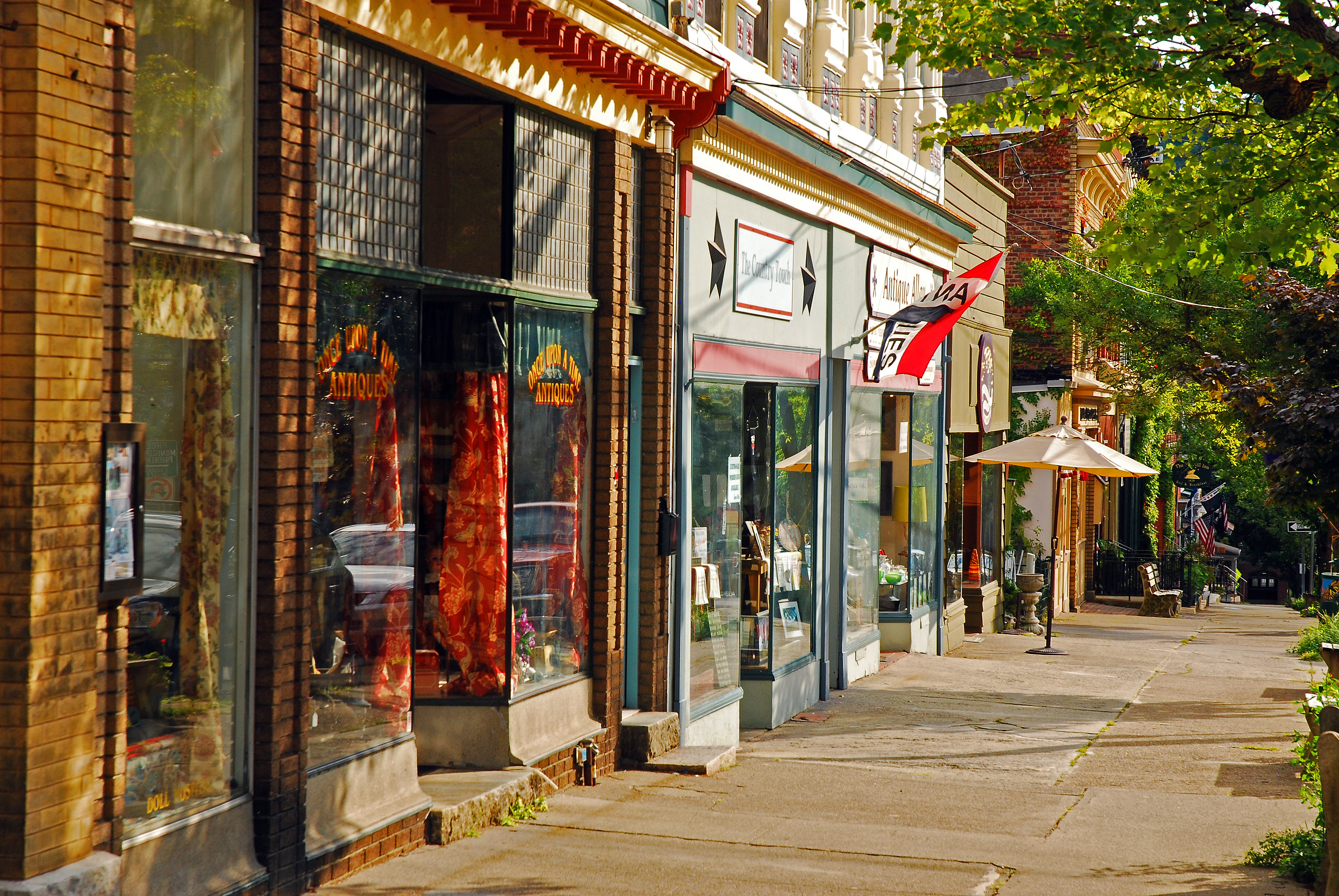Main street commercial real estate — properties identified by Signa GIS intelligence before listing
